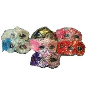 loup en dentelle avec rose couleur au choix | jourdefete.com