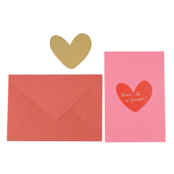 Carte à gratter "Lovely Time", message romantique et surprise unique | jourdefete.com