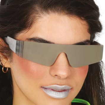 Lunettes futuristes miroir pour adulte