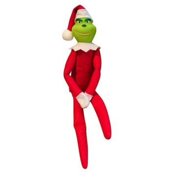 Lutin farceur vert de Noël | jourdefete.com