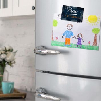 Magnet avec citation affective - Papa - Collection Papa Parfait