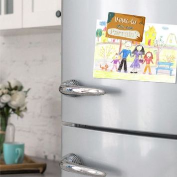 Magnet Annonce - Veux-tu être mon parrain ? - Collection Annonce de Grossesse