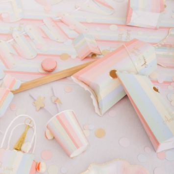 8 Boîtes surprises pour pêche à la ligne - Collection Mahault Pastel et Or