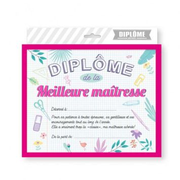 diplome-meilleure-maitresse-avec-cadre|jourdefete.com