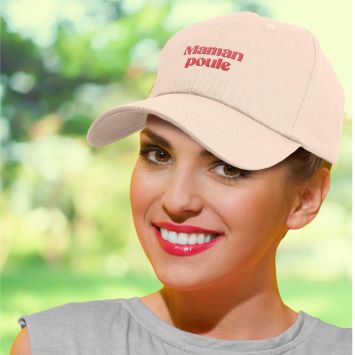 Casquette brodée "Maman Poule" - Collection Maman d'Amour