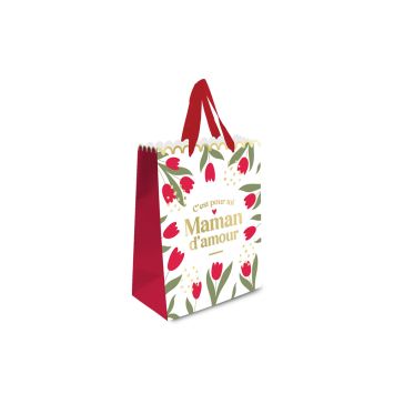 Pochette cadeau "Maman d'Amour" - Modèle Petit - Collection Maman d'Amour