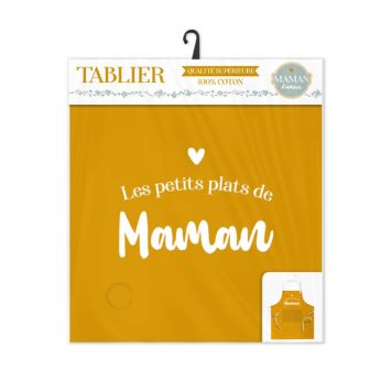 Tablier - Fête des Mères - Couleur Ocre