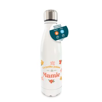 Bouteille isotherme "La petite pause de Mamie" - 50 cl - Collection Mamie Chérie
