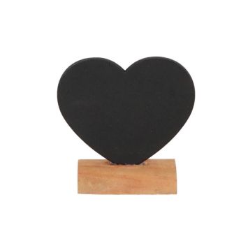 Marque Place Ardoise sur socle en bois - Modèle au choix