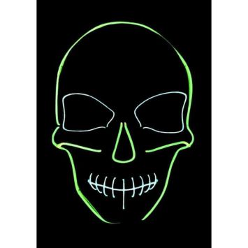 Masque néon - Squelette