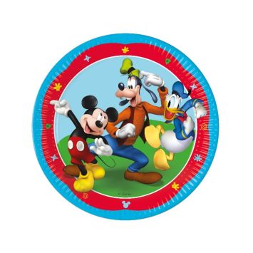 8 assiettes en carton FSC Mickey