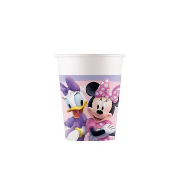 8 gobelets en carton recyclable Minnie et Daisy