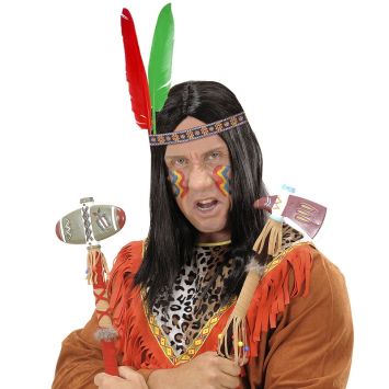 Bandeau d'Indien et ses 2 Plumes