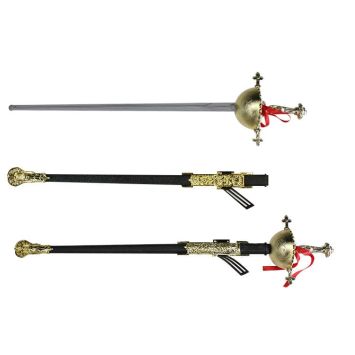 Sabre de Mousquetaire avec fourreau - 66 cm