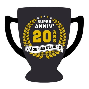 Mug Champion - Anniversaire - Age au Choix