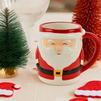 Mug en forme de Père Noël - 10,5 cm