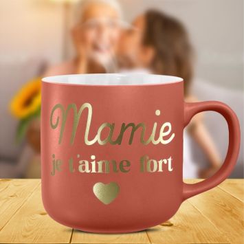 Mug Mat "Mamie je t'aime fort" - Collection Mamie Chérie