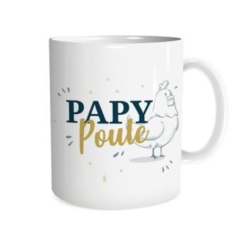 Un mug à offrir à un papy poule lors de la fête des grands-pères | jourdefete.com