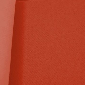 Nappe en voie sèche de couleur terracotta et de 10 mètres