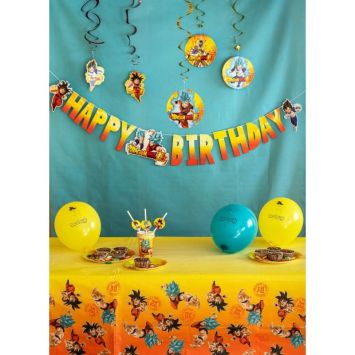 Nappe en papier recyclable FSC® - 136 x 228 cm - Dragon Ball Super ®