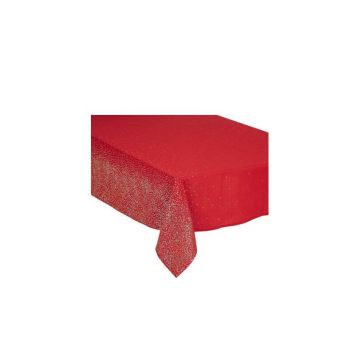 Nappe imprimée Léopard Rouge - 240 cm - Couleur au Choix