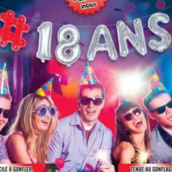 Guirlande Ballons 18 Ans Homme