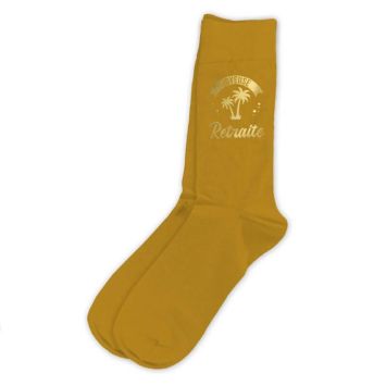chaussette femme joyeuse retraite | jourdefete.com