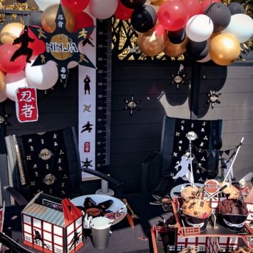 Chemin de table en suédine - Collection Ninja