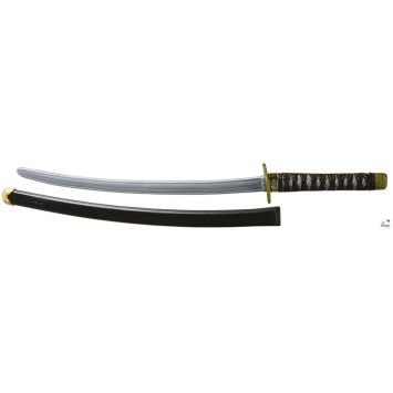 Sabre ninja réaliste avec fourreau noir 77 cm | jourdefete.co