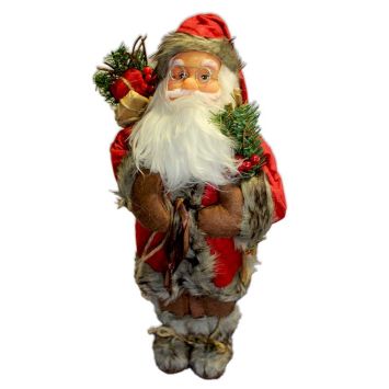 père noël à poser de 48 cm | jourdefete.com