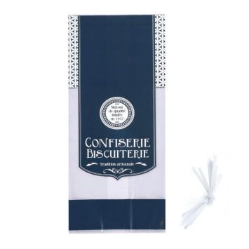10 Sachets à confiseries transparents - Couleur Aléatoire
