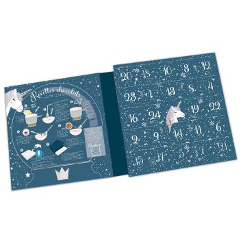 Calendrier de l'avent à remplir - Licorne