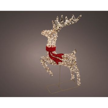 Renne de Noël à LED - 18 x 57 x 100 cm