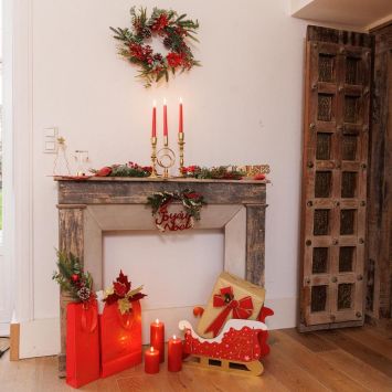 Couronne de Noël - Diamètre 40 cm - Collection Luxury Christmas