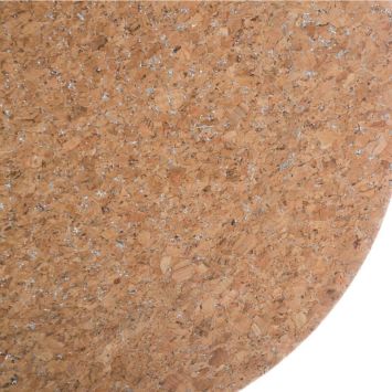 Assiette décorative ronde de présentation - Liège avec éclat - 33 cm