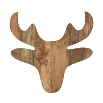 tete de renne en bois manguier | jourdefete.com