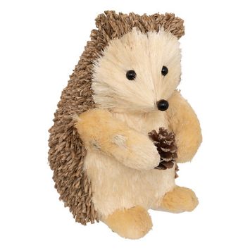 Hérisson pailleté de Noël à poser - 24 cm