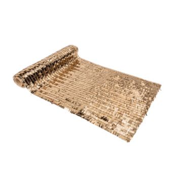 chemin de table sequins lame or | jourdefete.com