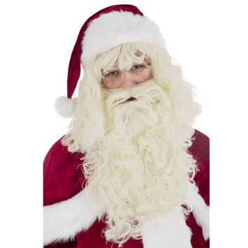 père noël perruque + barbe | jourdefete.com