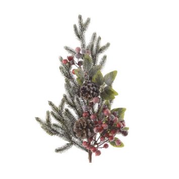 branche avec pomme de pin noel | jourdefete.com