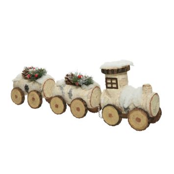 train en mousse avec 2 wagons | jourdefete.com