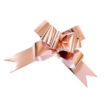 noeud-metallise-rose-gold-papillon-a-tirer|jourdefete.com