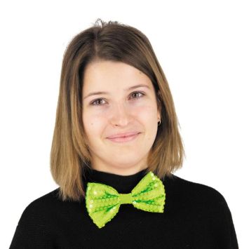 noeud papillon à sequins néon pour adulte | jourdefete.com