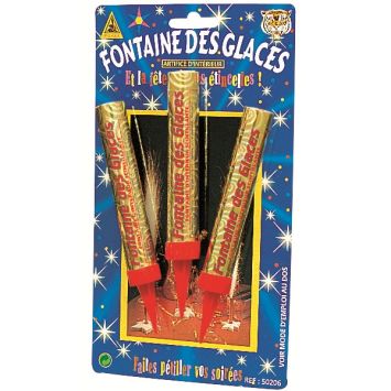Blister de 3 Fontaines des Glaces 9.5 cm 