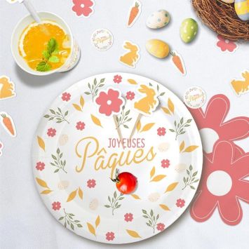 Pack de 12 pics de décoration - Joyeuses Pâques