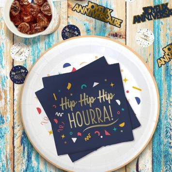 Pack de 10 serviettes - Collection Confettis