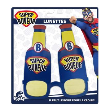 Une paire de lunettes pour ressembler à un super-héros : le Super Buveur | jourdefete.com