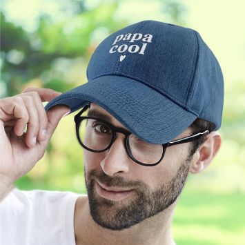 Casquette brodée "Papa Cool" - Collection Super Papa