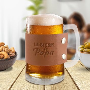 Chope à bière "La bière de Papa" - Collection Papa Parfait