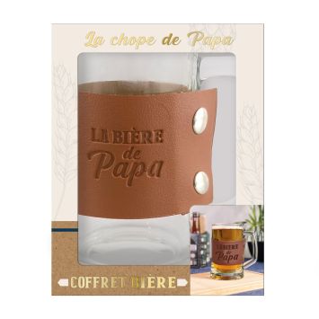 Chope à bière "La bière de Papa" - Collection Papa Parfait